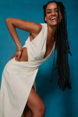 Hansen & Gretel Zenith Dress Sand Size 6 for rent on The Volte - image 2