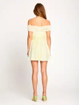 Alice McCall Sunshine Ily Bow Mini Dress Yellow Size 8 for rent on The Volte - image 3