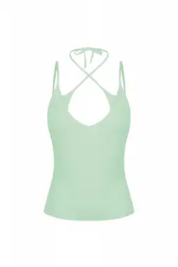 Hansen & Gretel Pip Singlet and Addison Skirt Set Green Size 8 for rent on The Volte - image 3