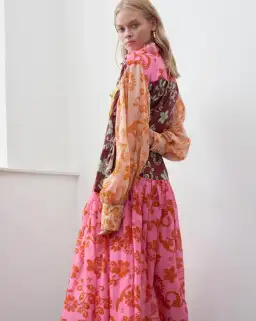 Alemais Luis Dress Print Size 6 for rent on The Volte - image 4