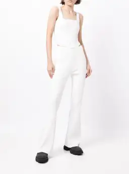 Dion Lee Pointelle Corset Top White Size 6 for rent on The Volte - image 3