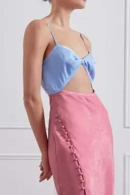 San Sloane Alona Dress Two Toned