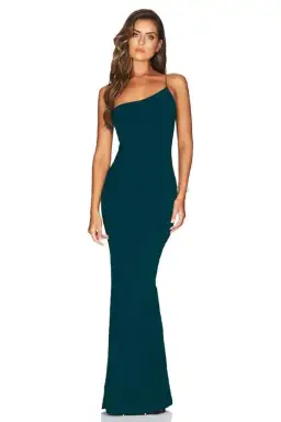 Nookie Penelope Gown Teal Green Size 6 for rent on The Volte - image 5