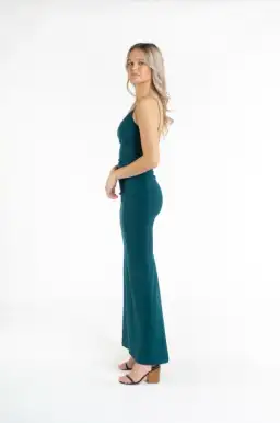 Nookie Penelope Gown Teal Green Size 6 for rent on The Volte - image 2