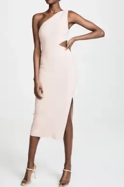 Bec and Bridge Alessandra Assym Dress in Nude Size 8 for rent on The Volte - image 1