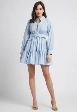 Sheike Abigail Dress Pale Blue