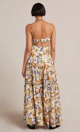 Bec & Bridge Eugenie Maxi Dress Print Size 10