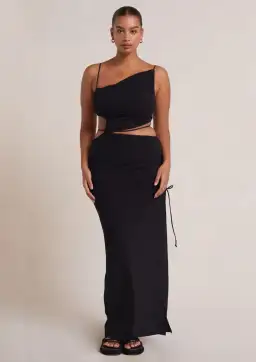 Bec & Bridge Dilkon Maxi Dress Black Size 8 for rent on The Volte - image 1