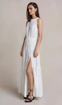 Bec & Bridge Sierra Maxi Dress Ivory Size 10  for rent on The Volte - image 2