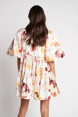 Aje Dassia Puff Sleeve Shirt Smock Dress Size 6 for rent on The Volte - image 2