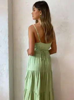 Hansen & Gretel Roberta Dress Melon  Green