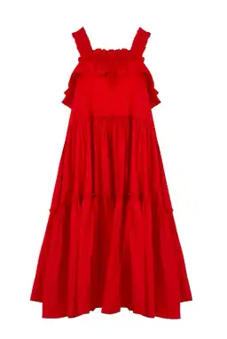 Trelise Cooper What's Flowing On Dress Red