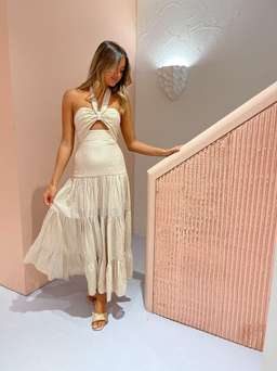 Significant Other Tuscany Dress Cream Size 14