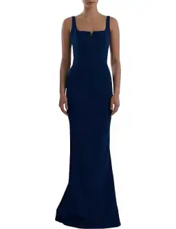 Rachel Gilbert Anneke Gown Blue Size 8 for rent on The Volte - image 1