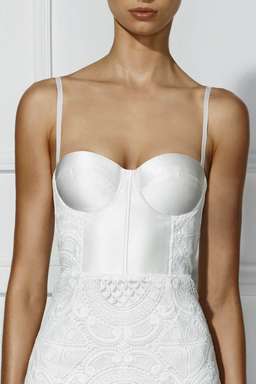 MISHA Flora Crotchet Dress White Size 10/M for rent on The Volte - image 4