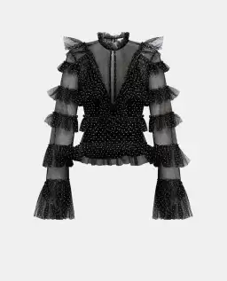 The Alice McCall Tokyo Skies Top Black Size 8 for rent on The Volte - image 3