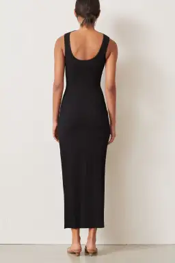 Bec and Bridge Noir Et Blanc Midi Dress Black Size 12