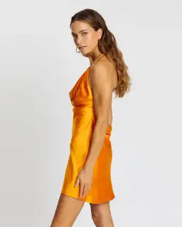 Bec & Bridge Seraphine Mini Dress Tangerine Size 8 for rent on The Volte - image 3