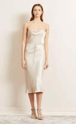 Bec & Bridge Moon Dance Slip Dress Sand Size 6 for rent on The Volte - image 4