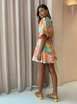 New Romantics Dolce Vita Short Sleeve Mini Dress Summer Rose Size 8 for rent on The Volte - image 4