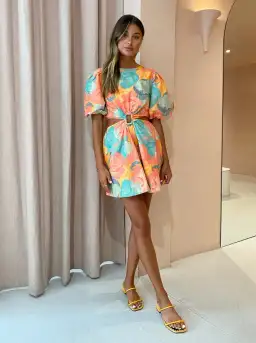 New Romantics Dolce Vita Short Sleeve Mini Dress Summer Rose Size 8 for rent on The Volte - image 1