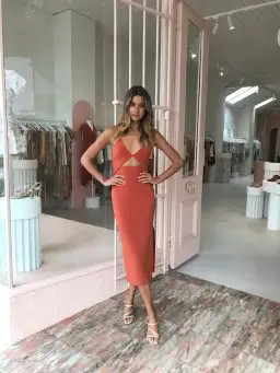 Bec & Bridge Ruby Midi Dress Size 10