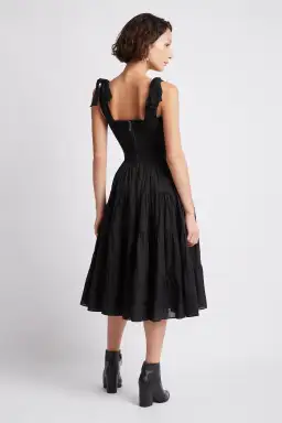 Aje Lagoon Dress Black Size 8 for rent on The Volte - image 3