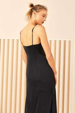C/MEO Collective All Right Now Black Slip Dress for rent on The Volte - image 3