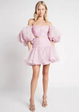 Aje Myriad Cut Out Mini Dress Lilac Purple Size 6 for rent on The Volte - image 1