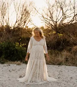 We Are Reclamation Be Love Gown White Size 18 for rent on The Volte - image 12