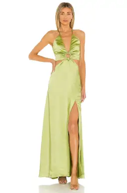 LPA Aniston Dress Chartreuse Green