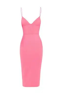Alex Perry Ivy Dress Pink Size 8 for rent on The Volte - image 2