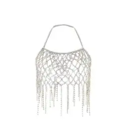 Clio Peppiatt Marie Swarovski Halter Top Size 6 for rent on The Volte - image 2