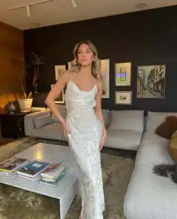 Rat & Boa Primrose Maxi Dress White 6 for rent on The Volte - image 1