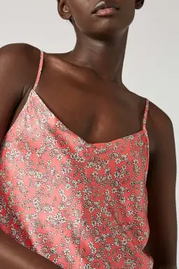 Scanlan Theodore Silk Mini Floral Slip Dress Print Size 8