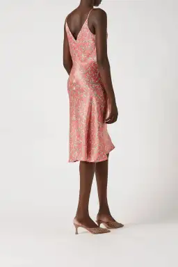 Scanlan Theodore Silk Mini Floral Slip Dress Print Size 8