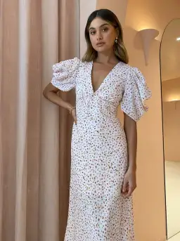 Significant Other Malarie Dress Ditsy Wild Flowers Print Size 8 for rent on The Volte - image 4