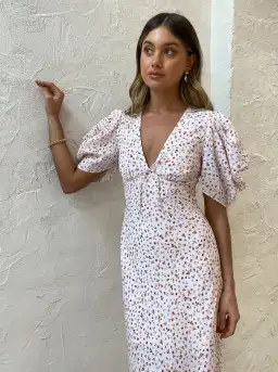 Significant Other Malarie Dress Ditsy Wild Flowers Print Size 8 for rent on The Volte - image 6