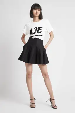 Aje Byblos Mini Skirt Black Size 8
