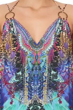 Camilla Basilica Beauty Strap Ring Dress Print One Size 