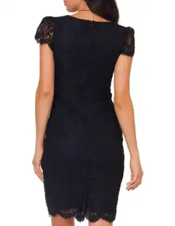 Alannah Hill I Think of You Dress Black Size 6 