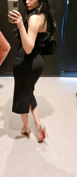 Scanlan Theodore Crepe Knit Strapless Dress Black Size 6