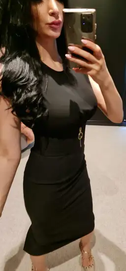 Sheike Midi Dress Black Size 6  for rent on The Volte - image 4