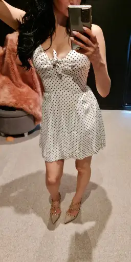 Alannah Hill Polka Dots Mini Dress Print Size 6 for rent on The Volte - image 3