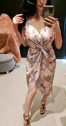 Sheike Floral Midi Dress Print Size 6 for rent on The Volte - image 5