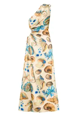 Sonya Moda Nour Seashell Maxi Dress Print Size 10 for rent on The Volte - image 5