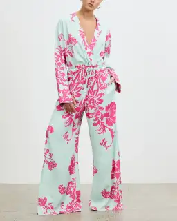 Sass & Bide Sweet Mercy Jumpsuit Mint Print
