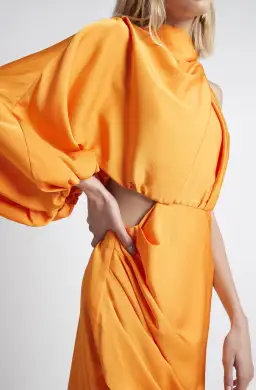 Sheike Juliet Dress Orange Size 8 for rent on The Volte - image 2