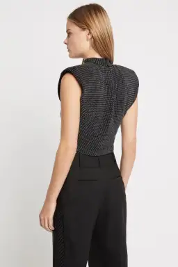 Sass & Bide 7 Years Of Luck Top and Pants Set Black Size 8