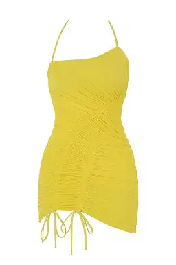 House of CB Swing It On Mini Dress Yellow Size 8 for rent on The Volte - image 4
